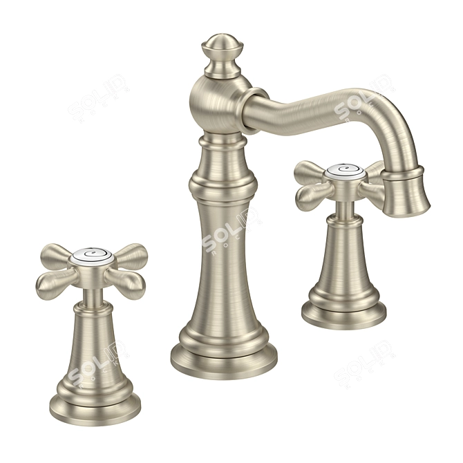 Luxury Weymouth Bathroom Faucet 3D model image 2