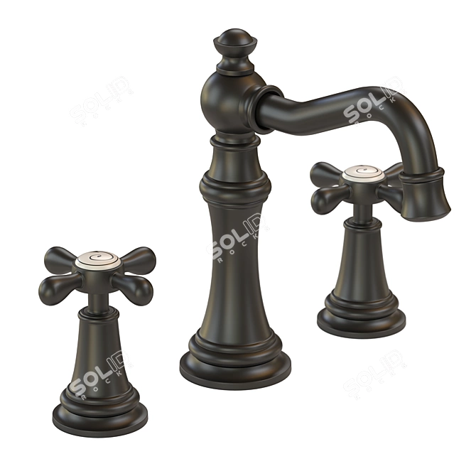 Luxury Weymouth Bathroom Faucet 3D model image 14