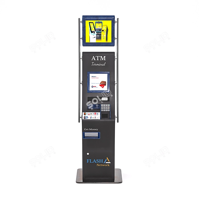 Compact Flash ATM Terminal 3D model image 2