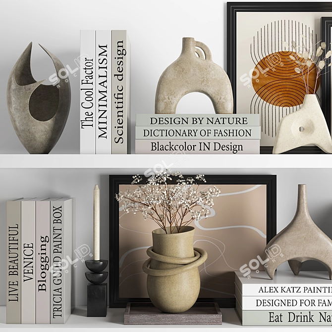 Modern Decor Set 2015 3D model image 3