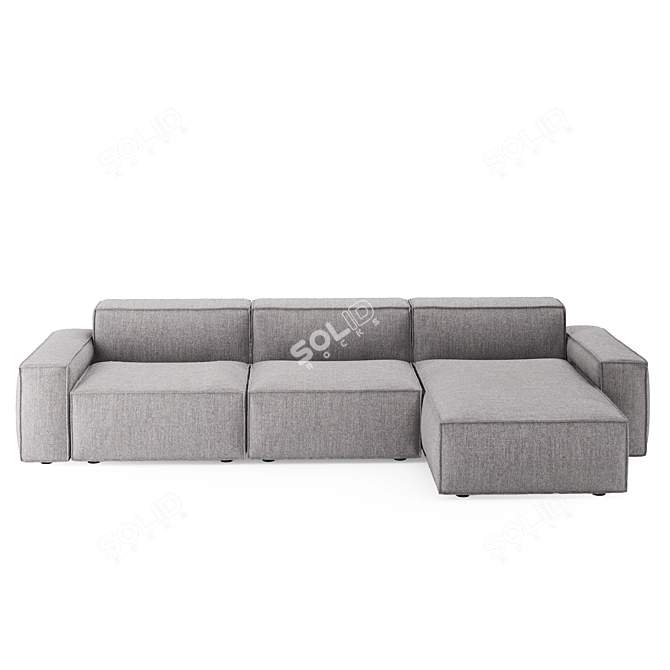 Cozy Corner Sofa Davis 3D model image 2