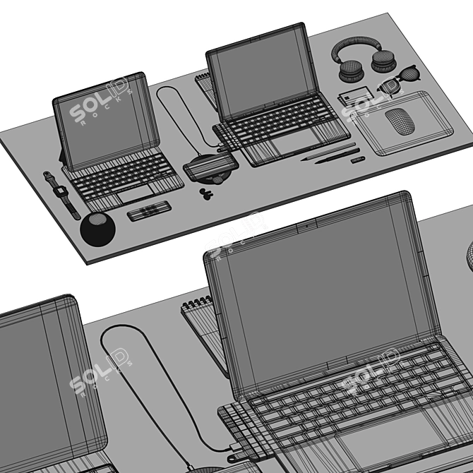 Apple Set 6: 361229/264887 3D model image 7