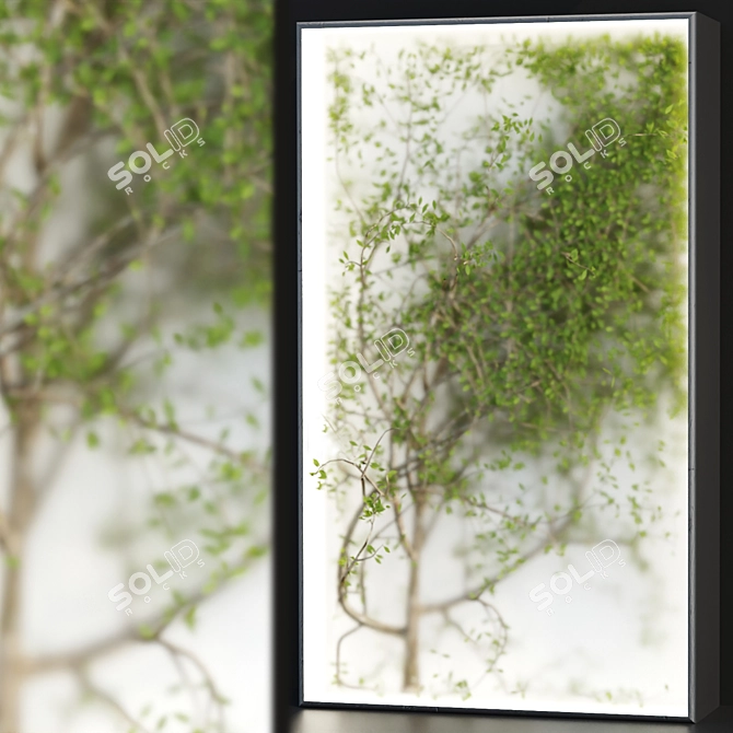 Greenery Light Box Model 176 3D model image 1