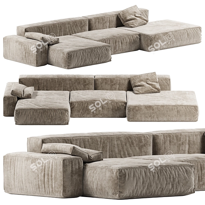 Boca Navi Modular Sofa 2017 3D model image 1