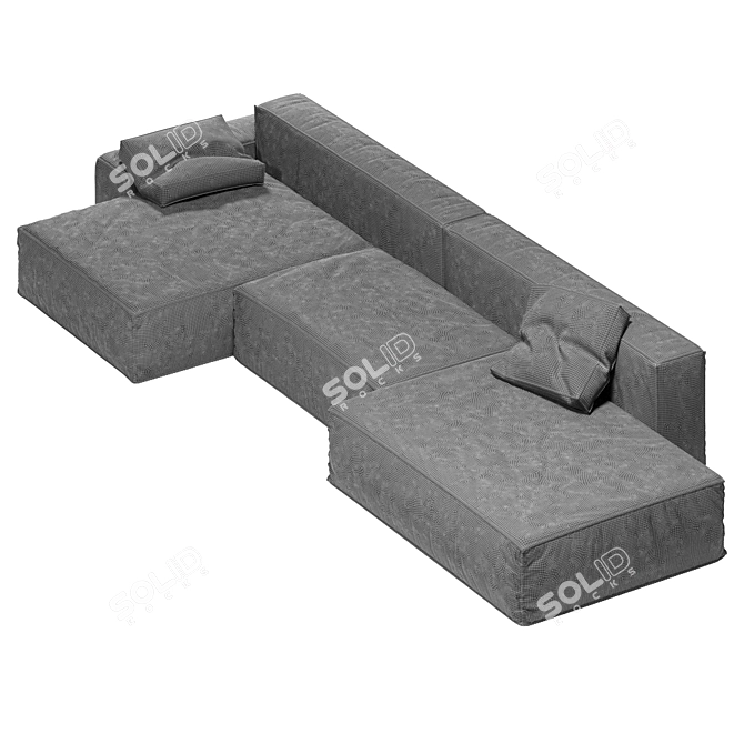 Boca Navi Modular Sofa 2017 3D model image 3