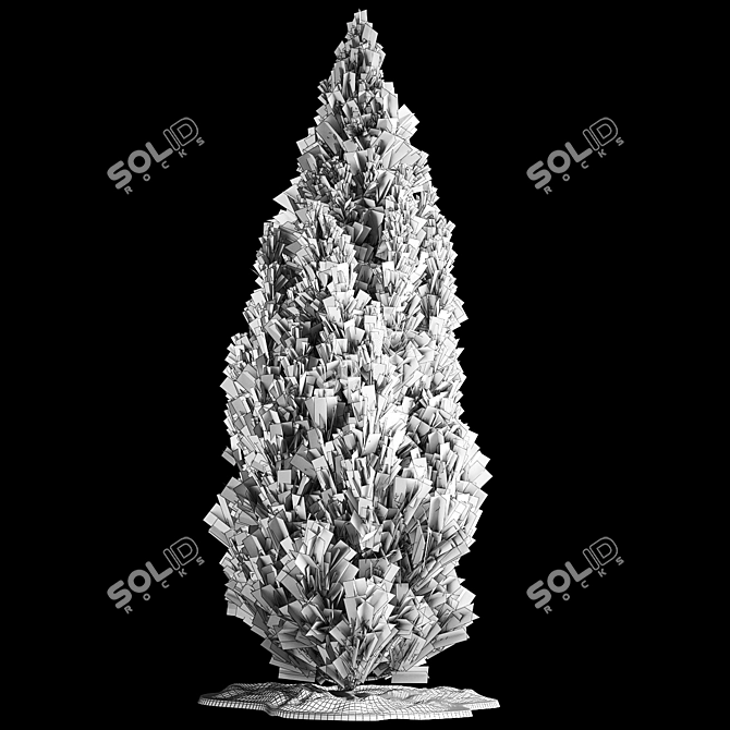 Evergreen Shrub Selection Set 3D model image 6