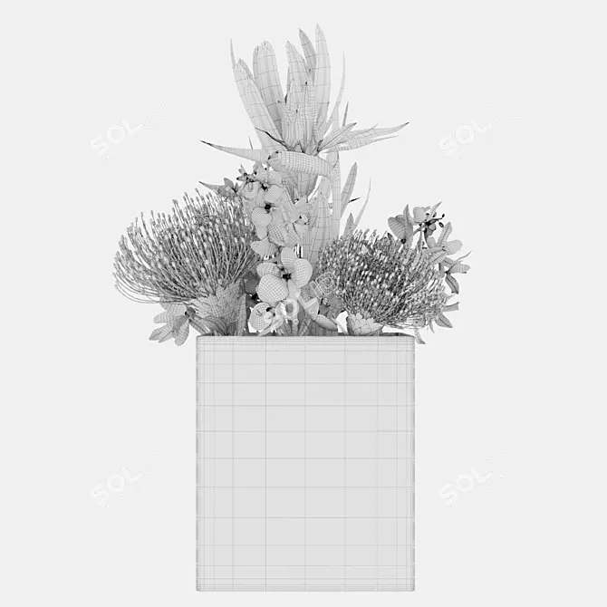  3D Plant 51 Model Set 3D model image 5