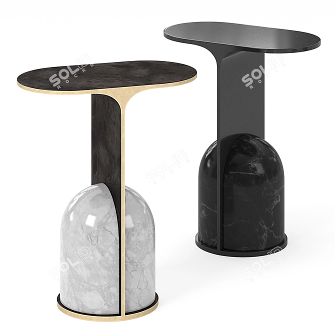 Modern Alto Side Table Design 3D model image 1