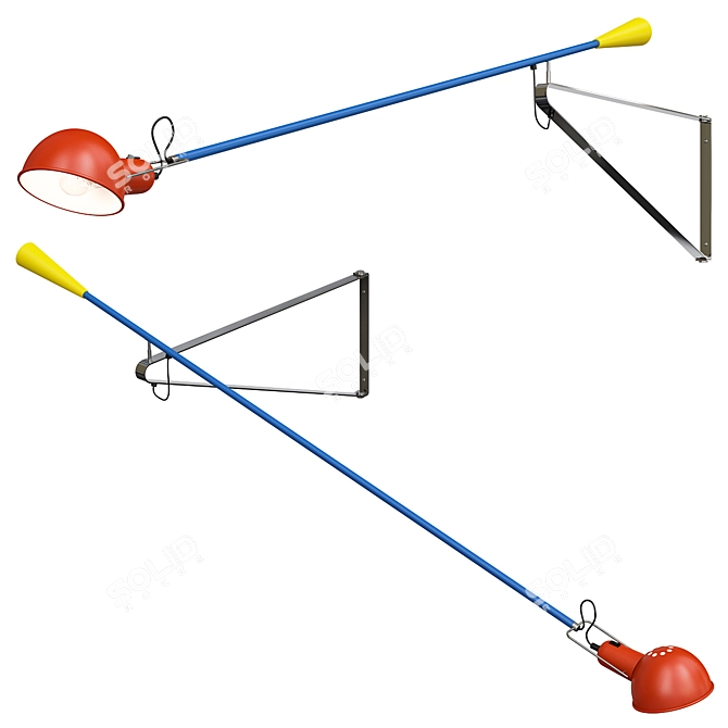 265 Chromatica Flos Wall Lamp 3D model image 3