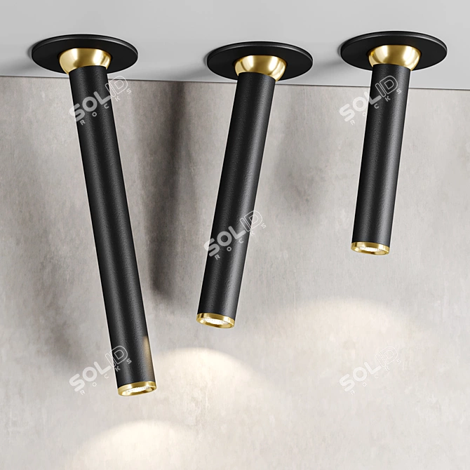 Modern Design ASP Lamp 3D model image 2