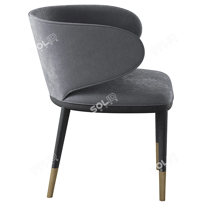 Petra A Chair by ENNE 3D model image 2