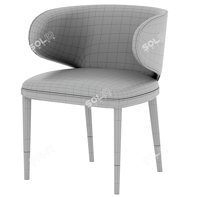 Petra A Chair by ENNE 3D model image 4