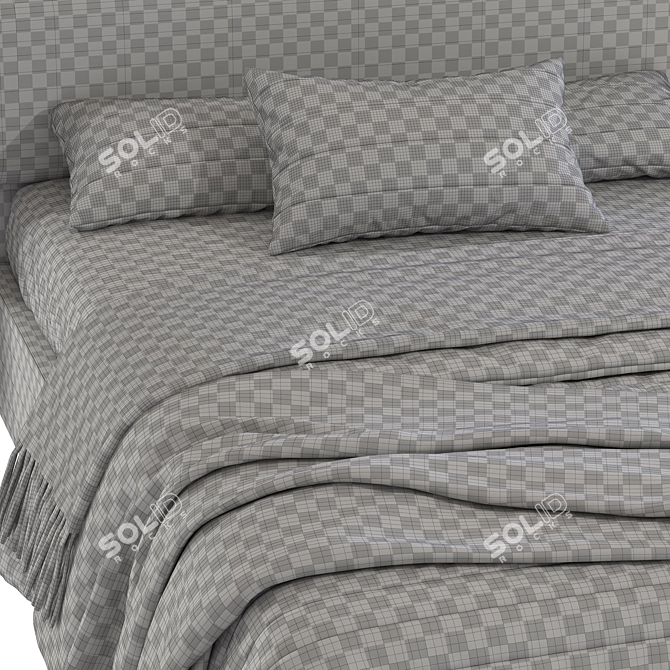 Angelo 312 Bed with Variants 3D model image 6