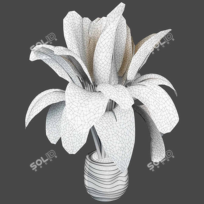 Modern Indoor Plant 220 Décor 3D model image 3