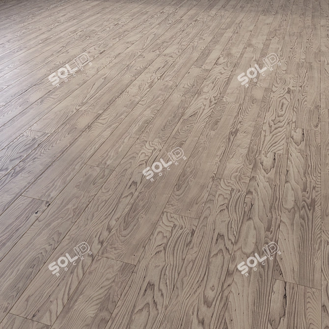 High-Quality 3D Wooden Floor 3D model image 5