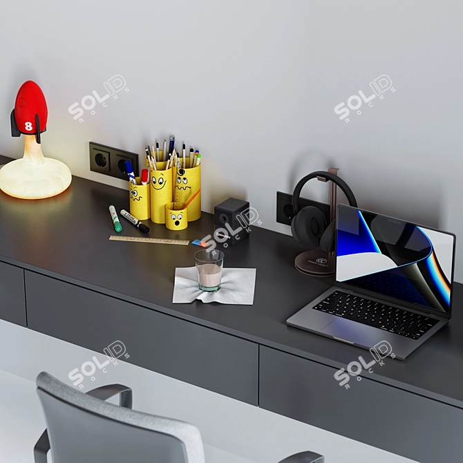 Kids Room Decor Set-002 3D model image 4