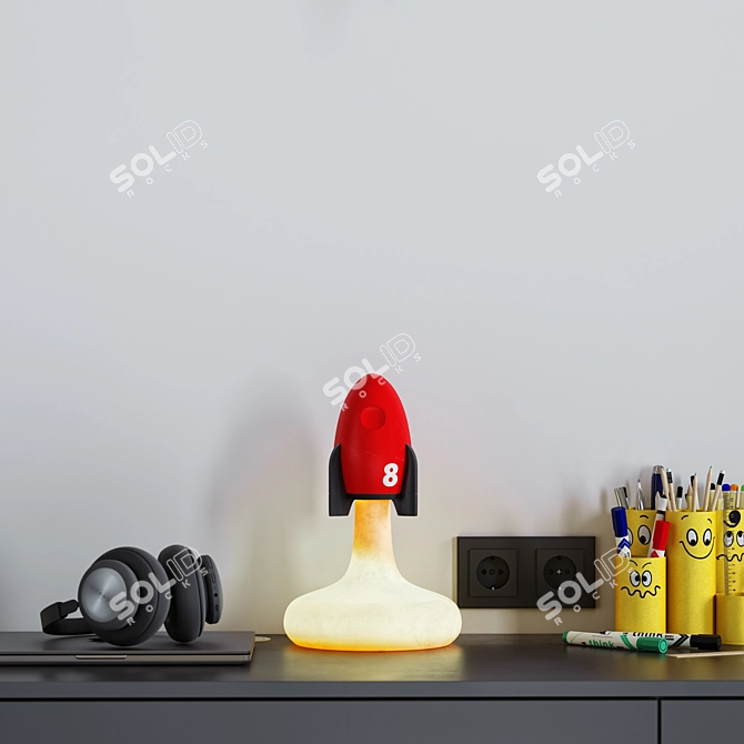 Kids Room Decor Set-002 3D model image 6