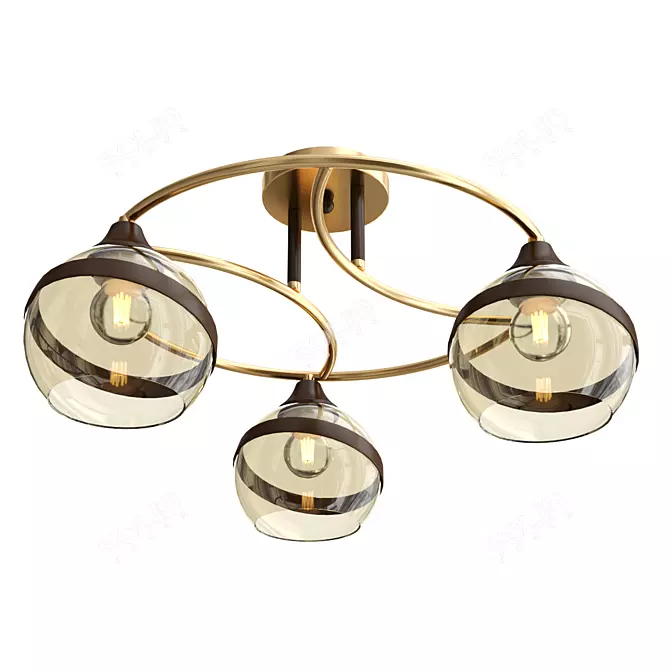 Lumion Eden Ceiling Light 3D model image 1