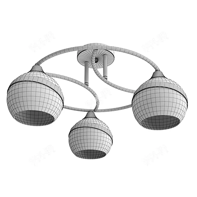 Lumion Eden Ceiling Light 3D model image 2