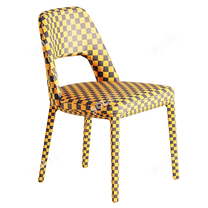 Elegant SOPHIE LITE Chair Poliform 3D model image 7