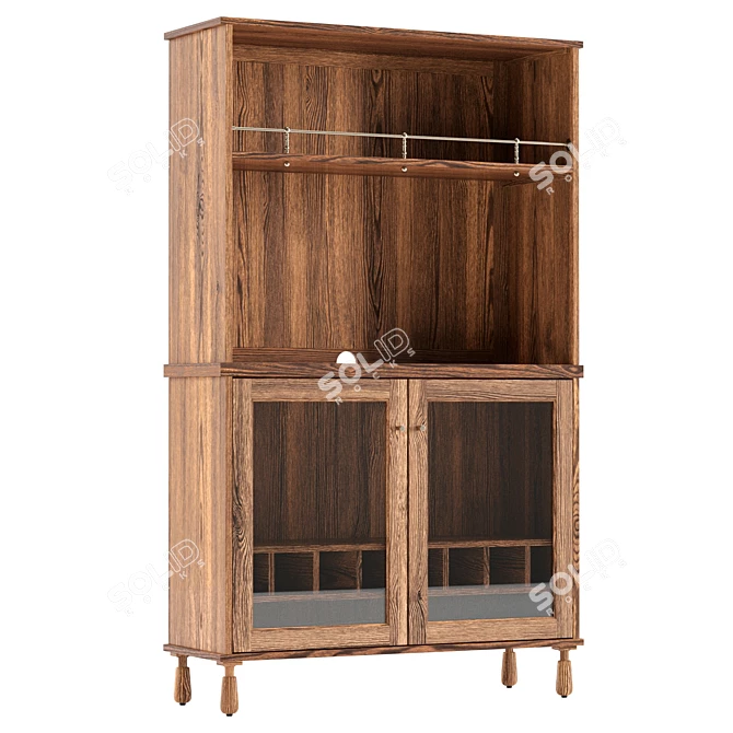 Amber Lewis Bar Cabinet Model 3D model image 1