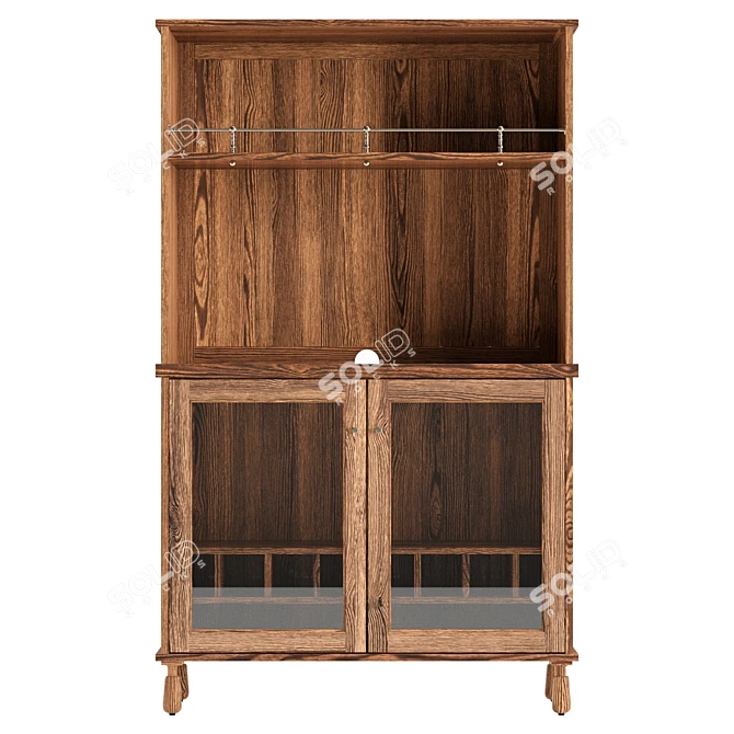 Amber Lewis Bar Cabinet Model 3D model image 2