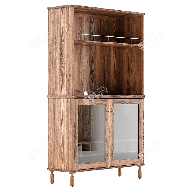 Amber Lewis Bar Cabinet Model 3D model image 4