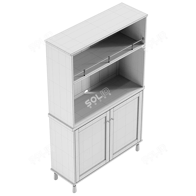 Amber Lewis Bar Cabinet Model 3D model image 6