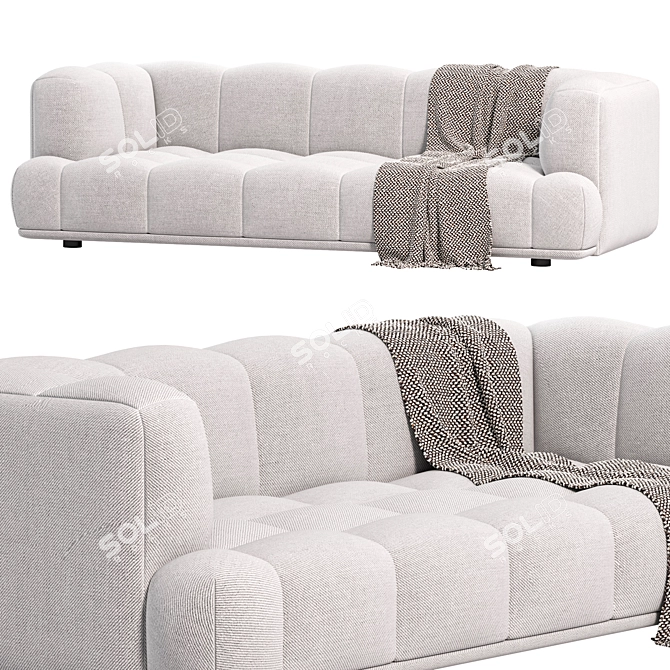 Corona 3D Sofa Model 2017 3D model image 1