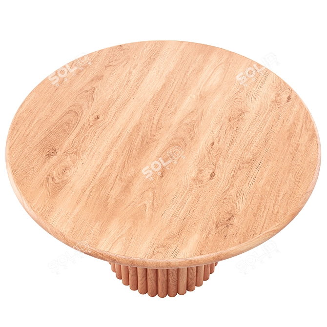 Scalloped Jewel Dining Table 3D model image 3