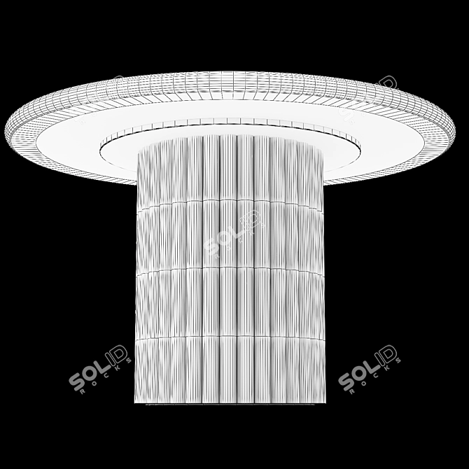 Scalloped Jewel Dining Table 3D model image 5