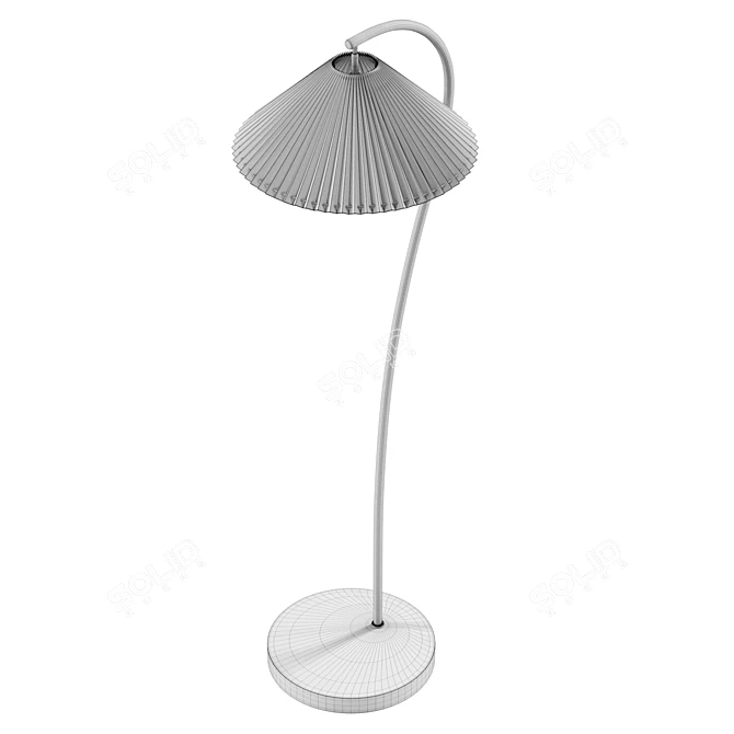 Modern Floor Lamp with UV Unwrap 3D model image 6