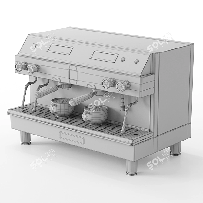 Artisan Espresso Maker 3D Model 3D model image 7