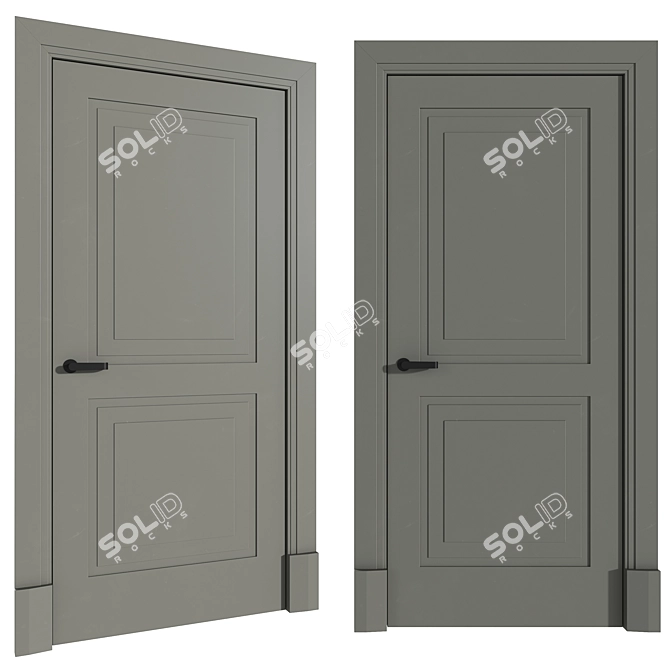 Avenue Internal Door by Lualdi 3D model image 2