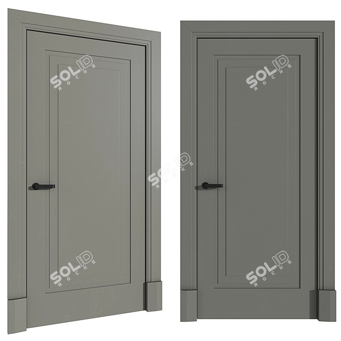 Avenue Internal Door by Lualdi 3D model image 3