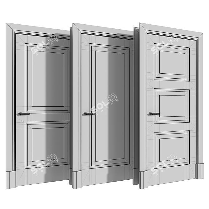 Avenue Internal Door by Lualdi 3D model image 5