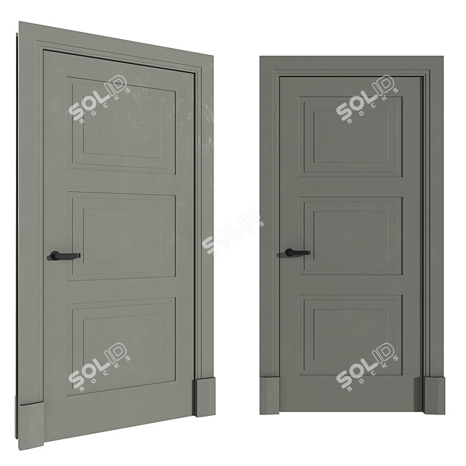 Avenue Internal Door by Lualdi 3D model image 9