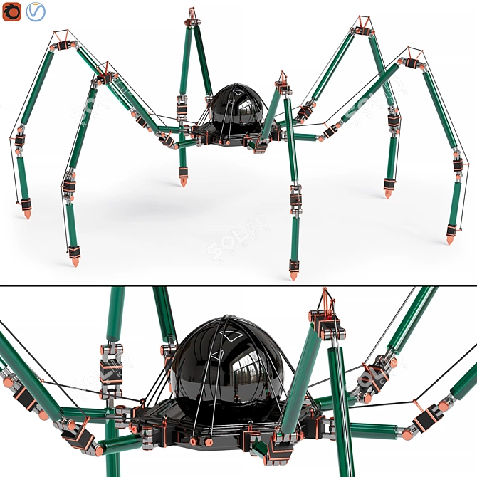 Arachno Mechanoid Engage 3D model image 1