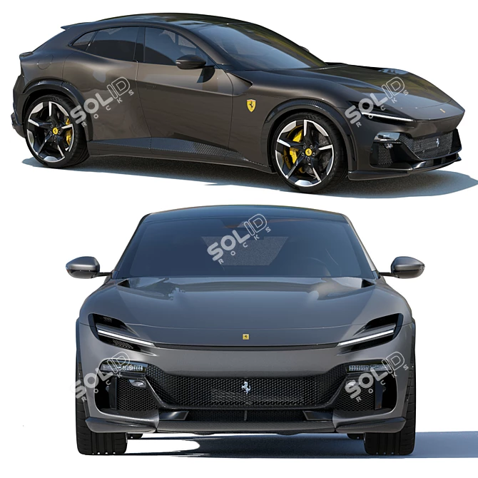 Ferrari Purosangue Crossover Model 3D model image 2