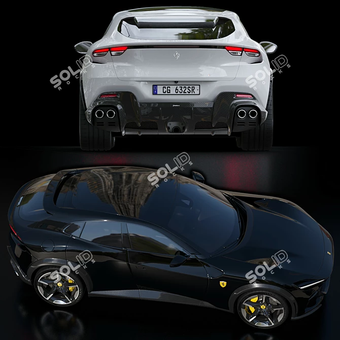 Ferrari Purosangue Crossover Model 3D model image 3