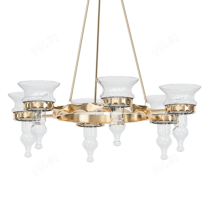 Bertil Vallien Hanging Candelabra Smide 3D model image 1