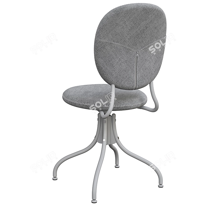 Idekulla Dark Gray Swivel Chair 3D model image 2