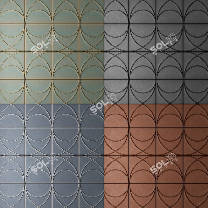 Syzygy Pinwheel Sculpture Art Display 3D model image 1