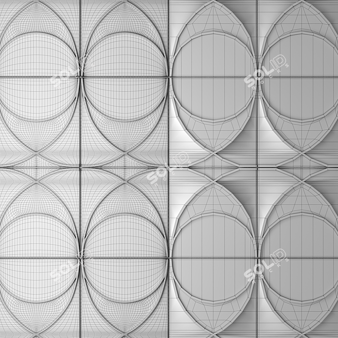 Syzygy Pinwheel Sculpture Art Display 3D model image 2