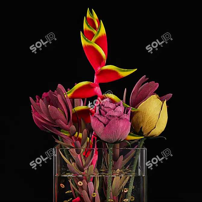 Botanical Beauty 3D Model Pack 3D model image 3