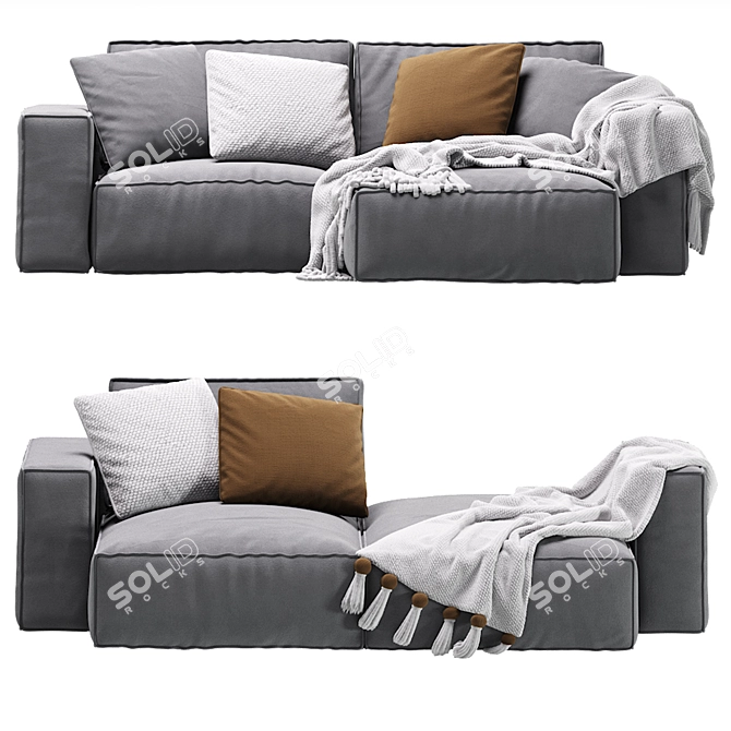 Ebi Corner Sofa by Divan.ru 3D model image 3