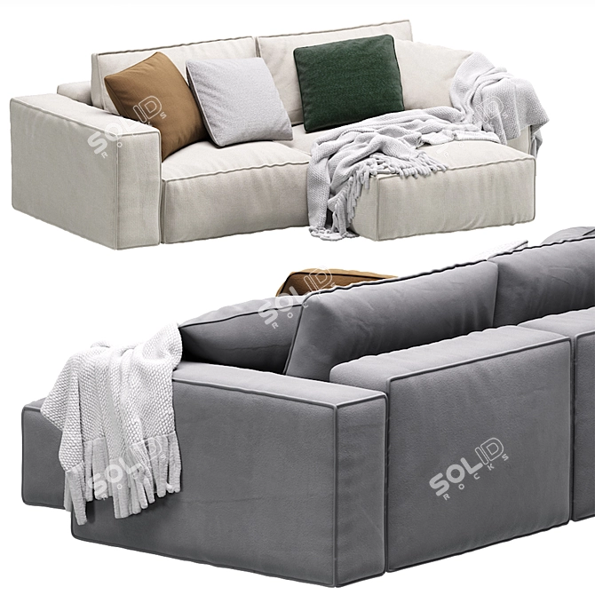 Ebi Corner Sofa by Divan.ru 3D model image 8
