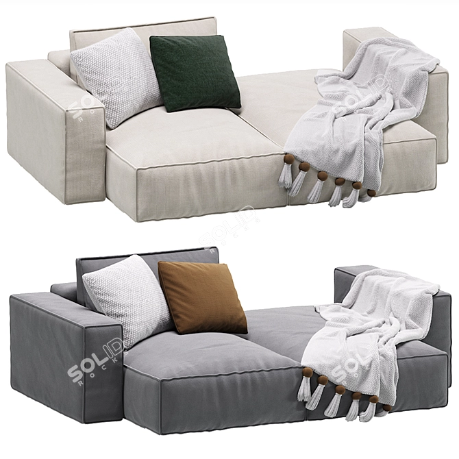Ebi Corner Sofa by Divan.ru 3D model image 9