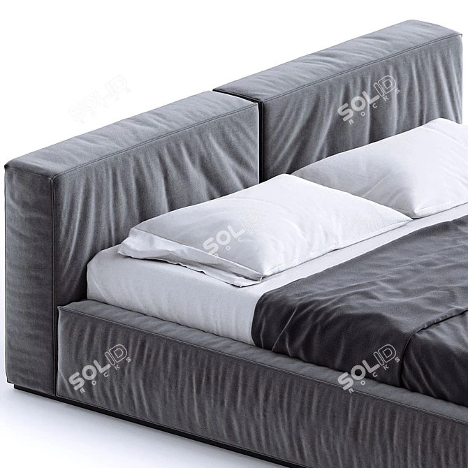 Boca Navi Bed in Boca Room 3D model image 2