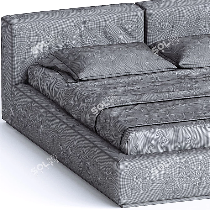 Boca Navi Bed in Boca Room 3D model image 3